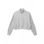 Nike &Uuml;hev&auml;rvilise Logotr&uuml;kiga Poollukuga Cropped Pikkade Varrukatega Polo S&auml;rk Naistele Topid Hall DQ5768-063 XL