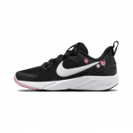 Nike Star Runner 4 Next Nature SE PS Lillelised Laste Tossud Must Roosa-Rise Pikantne-Punane FJ8079-001 28