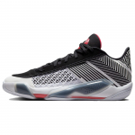 Air Jordan 38 Low PF Fundamental 2.0 meeste tossud valged sireen-punane must FD2325-101