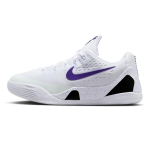 Nike Kobe 9 EM TB GS Lakers Home Laste tossud Valge Court-Lilla FV3607-101 39 gray