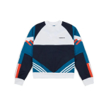 Adidas Originals Kolmeleheline Logo Prindiga Kontrastne Spordi L&otilde;tv Kaelusega Dressipluus Meeste Dressipluus Mitmev&auml;rviline CE4851 XL