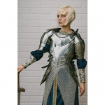 Naiste paladiini soomusr&uuml;&uuml; komplekt keskaegse r&uuml;&uuml;tli kost&uuml;&uuml;m naistele LARP terasest keha fantaasia cosplay kost&uuml;&uuml;m ketipostist kleit kingitus talle