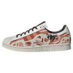 Adidas Originals Han Meilin X Superstar 80S Kuri Lehma Nahast Madalad Tennised Unisex Tennised Valge Punane ID4378 35⅔