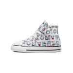 Converse Chuck Taylor All Star Mugavad K&otilde;rge S&auml;&auml;rega Jalutusk&auml;imisjalatsid Beebijalatsid Valge Hele-Sinine 772771C 22