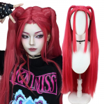 Kpop Huntrix Rumi Cosplay Parukas Halloweeni Peo Deemoni Aksessuaar Jahimeeste kost&uuml;&uuml;mid rekvisiidid karneval v&auml;ljam&otilde;eldud riietumine black-One Size