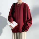 Meeste pikak&auml;eline kampsun L&otilde;tv ja mitmek&uuml;lgne Vabaaja &uuml;mmarguse kaelusega pullover Aluskihiks T-s&auml;rk &Uuml;hev&auml;rviline Poistele Riietel 3XL black