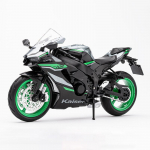 1/12 Kawasaki Ninja ZX10R sulamist valatud mootorratta mudelm&auml;nguasjade s&otilde;idukite kollektsioon heli ja valgus maastikul automootorrataste m&auml;nguasjad auto hall