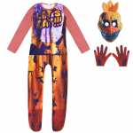 Laste Fnaf &otilde;uduskaru kombinesoon maski komplekt poistele t&uuml;drukutele j&otilde;uludeks Halloweeni cosplay kost&uuml;&uuml;m 150cm