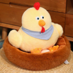30/38cm loominguline nukumuna munemine vana kana pl&uuml;&uuml;sist m&auml;nguasi V&auml;ike kana kingitused lastele Chicken Coop Palus m&auml;nguasi ruumi kaunistus 30cm kollane
