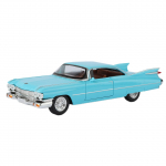 1/24 m&otilde;&otilde;tkava Cadillac Eldorado 1959 metallist survevalu retroauto mudel heli ja valgusega tagasit&otilde;mmatav poisi kingitus kaunistus Halloweeni m&auml;nguasjad sinine
