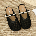 Madalad Naiste Sussid V&otilde;rkkingad Slingback Vabaajajalatsid Naine Mugavad Sandaalid 2025 Suvi Uus Trend K&otilde;ndimiseks Chaussures Femme 40 must