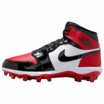 Jordan 1 Mid Td Cleat Bred Toe Jordan FJ6805-601 42.5 punane must v&auml;rv