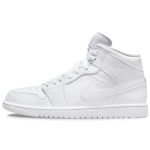 Air Jordan 1 Mid 'Triple White' 2022 Jordan 554724-136 44