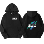 HKS Endless Auto Kapuutsiga S&auml;rk Meeste ja Naiste Tr&uuml;kitud Kapuutsiga L&otilde;tv Vabaaja Kapuutsiga Unisex Pikkade Varrukatega 3XL black