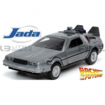 Kogumisk&otilde;lblik miniatuurauto - DE LOREAN Tagasi tulevikku I - H&otilde;bedane - 1/32 - JADA TOYS h&otilde;be