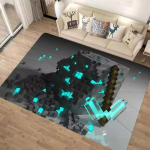 Stiilne 3D M-C Pikselkunsti Vaip Elutuba Magamistuba Vaip Lihtsalt Puhastatav Vaip Vastupidav Mugav Diivani Tooli Kodu Dekoor 80x120cm