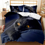 3D digitaaltr&uuml;kk 2/3 tk loomakassi mustriga tekikott padjap&uuml;&uuml;r kaheinimesevoodi komplekt kate tekk pehme mikrokiust voodipesukomplekt 70x133cm
