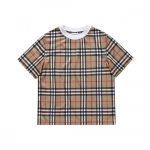 Burberry 8078636 A7028 Vintage Check V&otilde;rkmaterjalist Poiste Laste L&uuml;hikeste Varrukatega T-s&auml;rk 8078636 A7028 (8A)