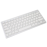 Kaasaskantav juhtmevaba Bluetooth klaviatuur, Mini 78-klahviline kompaktne klaviatuur iPadile, Macile, Androidile, araabia/hispaania/prantsuse/korea/vene/tai klaviatuur (Venemaa)