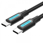 C&acirc;ble USB Type-C - Vention - COSBH - 2m - Noir - USB 2.0 - 480 Mbps - 3 A - PD 60 W - PVC - TPE