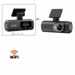 4K kriipsukaamera, Eesmine ja tagumine kahe objektiiviga autokaamera, GPS/WIFI/&Ouml;&ouml;n&auml;gemine/24-tunnine parkimisj&auml;lgimine 【1 lens】No GPS No Card must