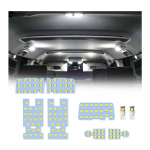 OPPLIGHT S&otilde;iduki Salongi LED-lambi Komplekt, Eksklusiivsed Osad, Salongivalgustid, 6000K, Erisoojus, Spetsiaalselt Delica d5 CV1W late model valge