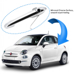 Autoukse k&auml;epide eesmine parempoolne ukselink Fiat 500 2007 jaoks- kroomi juhipoolne ukselink 735485875