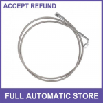 Single Turbo Oil Feed Line 90 Degree to Straight Hose End 60 for Car Universal