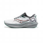 Saucony Triumph 21 Pehmendus Kulumiskindel Hingav Madala s&auml;&auml;rega Vabaaja Linna Pendel Jooksusaapad Unisex Hall Roheline Saucony S20881-215 43