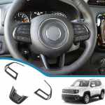 Auto roolipaneeli kaunistus Jeep Renegade 2015-2022 Jeep Compass 2017 2018 jaoks Salongi liistude tarvikud White 3Pieces