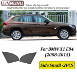 LINNUNU For BMW X1 E84 2008-2015 18i 20i Magenetic Car Sunshade Windshield Curtain Side Window Sun Shade accessories UV Protect Side Small-2PCS