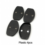 4pcs/set Car Accessories Door Lock Anti Rust Protection Cover For Benz Smart 453 fortwo (2015-2016)/Smart forfour (2016-) Plastic 4pcs