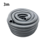 3m/5m Tolmuimeja Voolik Universaalne Painduv Tolmuimeja Pikendatud Voolik Keermestatud Sisel&auml;bim&otilde;&otilde;t 32mm EVA Laineline Voolik gray
