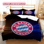 FC Bayern M&uuml;nchen Muster Voodipesu Tekikomplekt Kodukaunistus Kingitus (1 * tekikott + 2 * padjap&uuml;&uuml;r ilma t&auml;idiseta) 135x200cm