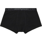 Emporio Armani SS24 Logo Kirjaga Bokserid Meeste aluspesu Must 111389-4F729-00020 L