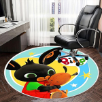 Bing J&auml;nes, Bingi tegelase toolimatt &Uuml;mar vaip Kontorivaip, Masinpestav, Libisemiskindel, Sobib elutubadesse, magamistubadesse 120cm gray