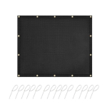 Tulekindel kuumakaitse Puuk&uuml;ttega pliidi seinakaitse Tulekindel v&auml;liteki k&uuml;lmikukate V&auml;litingimustes grillide kuumakaitsematid 91.5x122cm black