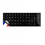 Klaviatuuri kleebis - JUMPER - AZERTY - K&otilde;va vin&uuml;&uuml;l - Must - QWERTY teisendamine AZERTYks