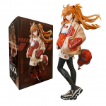 23CM EVA Anime Kuju Asuka Langley Soryu Tide Br&auml;ndi Kost&uuml;&uuml;m Riidessepanemise Mudel M&auml;nguasi Kingitus Kollektsioon PVC Evangelion Tegevuskuju With box