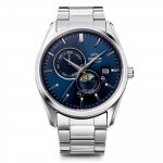 Orient SUN MOON Automaatne Kaasaegne Jaapani Garantiiga & Kell, Stiil, Meeste, Tumesinine, RN-AK0303L, Tootja oma