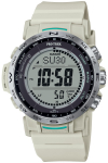 Casio Pro Trek kell P&auml;ikesej&otilde;ul Toimiv Biomassist Valmistatud Beež Meeste PRW-35-7JF, Raadiojuhitav Kell, Plastik, beež
