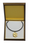 Golden Retriever - Dog necklace in gift box, gold-plated pendant for dog fan, striking jewellery by Art-Dog