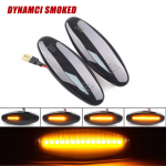 Voolavad LED-k&uuml;lgm&otilde;&otilde;dulambi suunatuled Indikaator Blinker Lamp Jaguar S-Type XK8 XJ X350 jaoks