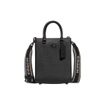 Coach 16 &uuml;hev&auml;rviline reljeefse logoga tikitud &otilde;larihmaga kott Naiste kott Must CJ795-BLK Basic Set (Bag+Dust Bag) black