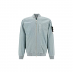 Stone Island Ss23 &Uuml;hev&auml;rviline Logotempliga T&otilde;mblukuga Jakk Meeste jakid Taevasinine 781542629-V0041 XL