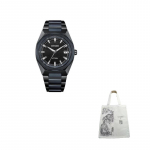 CITIZEN Attesa 100m Veekindel Valgusj&otilde;ul t&ouml;&ouml;tav Kvartsmehhanism Titaanist Rihmaga Kell 39mm CB3046-76E Black Dial