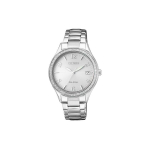 CITIZEN 50m Veekindel Valgusj&otilde;ul t&ouml;&ouml;tav Kvartsmehhanismiga Roostevabast Terasest Rihmaga K&auml;ekell Naiste K&auml;ekell EO1180-82A Silver Dial