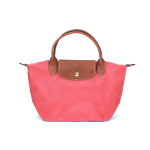 Longchamp Le Pliage 23 Tikitud Logo &Uuml;hev&auml;rviline Kl&otilde;pskinnituse ja T&otilde;mblukuga L&otilde;petamine L&otilde;uend Pelmeenikujuline Kandekott V&auml;ikesed Naiste kandekotid Roosa 1621089P76 Basic Set (Bag)