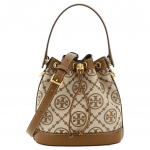 Tory Burch T Monogram Messingist Detailidega Elegantne T&otilde;mblukuga &Auml;mbrimuster Kotike Naiste K&auml;ekotid P&auml;hklipruun 84336-371 Shopping Bag Set(Basic Set+Shopping Bag)