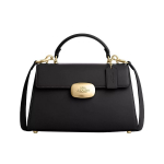 K&auml;epidemekott Coach Eliza 27 Valmistatud vasikanahast Suur Must Naiste k&auml;ekotid CP006-IMBLK Gift Box Set (Basic Set+Yellow Box)